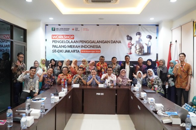 PMI DKI Jakarta Gelar Workshop Pengelolaan Penggalangan Dana Bagi PMI Tingkat Kota/Kabupaten