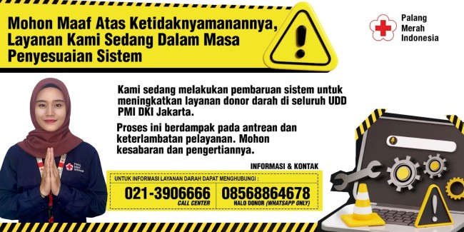 Pelayanan Donor Darah PMI DKI Jakarta Dalam Masa Transisi Sistem