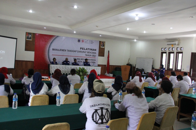 Tingkatkan Kapasitas Relawan Dibidang Kebencanaan, PMI Jakut Gelar Pelatihan MTDB Bagi Relawan