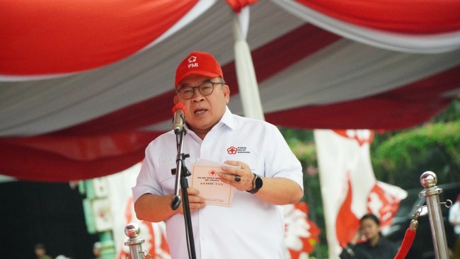 Beky Mardani Beri Apresiasi Pelantikan Ribuan Anggota PMR PMI Jakarta Timur