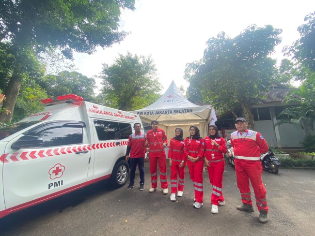 PMI Jaksel Buka Posko Layanan Kesehatan Di TM Ragunan Selama Libur Nataru