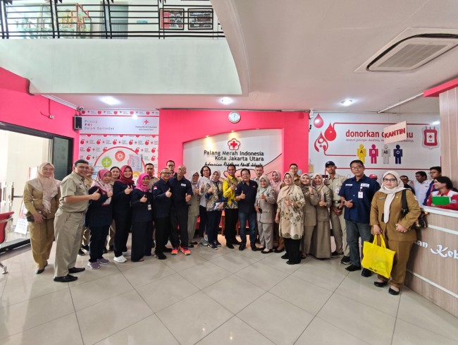 PMI Jakarta Utara Sambut Tim Penilai Kota Sehat Provinsi DKI Jakarta