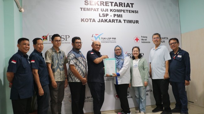 PMI Jakarta Timur Laksanakan Reverifikasi Tempat Uji Kompetensi oleh LSP-PMI
