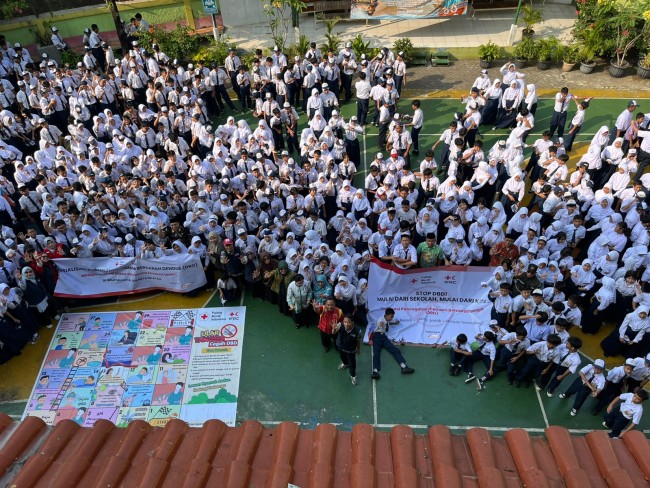 PMI Jaksel Gencarkan Edukasi Pencegahan Demam Berdarah Di Sekolah
