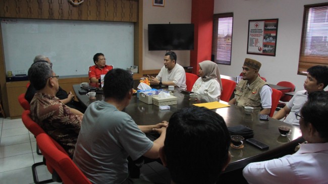 Bangun Sinergitas, PMI Jakut Terima Audiensi PSHM