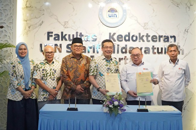 PMI Provinsi DKI Jakarta dan FK UIN Syarif Hidayatullah Jalin Kolaborasi di Bidang Pendidikan dan Kesehatan