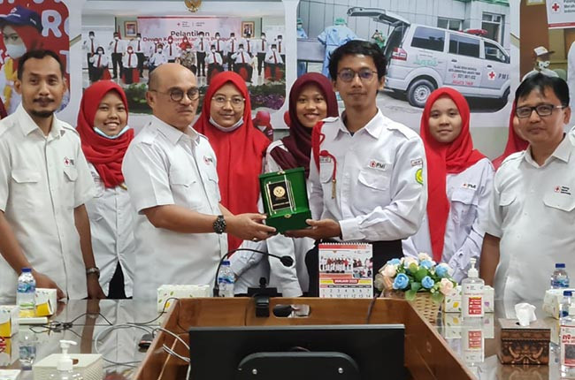 PMI Jaktim Terima Kunjungan Dari Pengurus KSR Unit UNJ