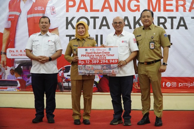 Pertahankan Predikat, PMI Jaktim Kembali Raih Capaian Bulan Dana Tertinggi Se-Jakarta