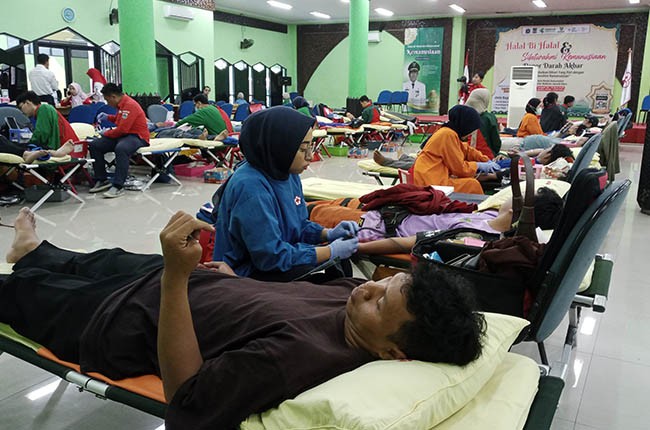 PMI Jakut Bekerjasama Dengan Pemerintah Kota Jakarta Utara Gelar Donor Darah Akbar