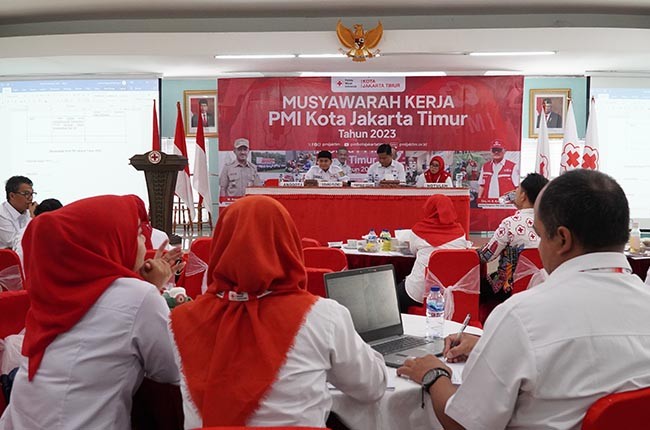 PMI Jaktim Gelar Musyawarah Kerja Tingkat Kota