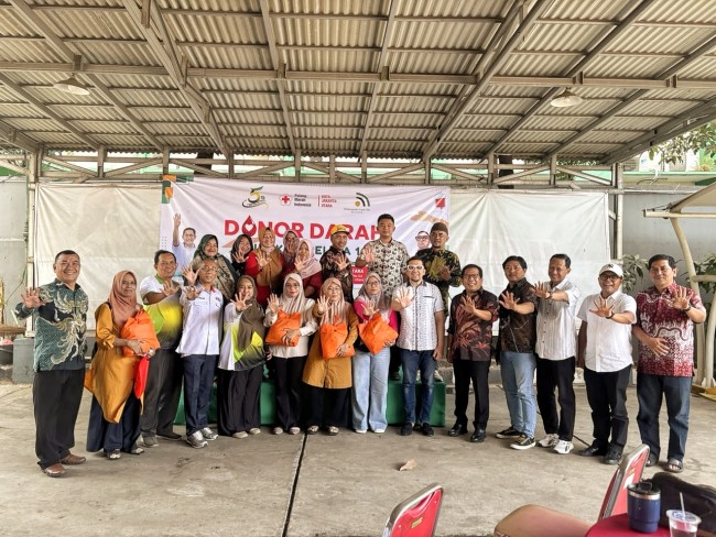 Semarakkan HUT ke-5, Pelita 16 Gelar Donor Darah di PMI Jakarta Utara