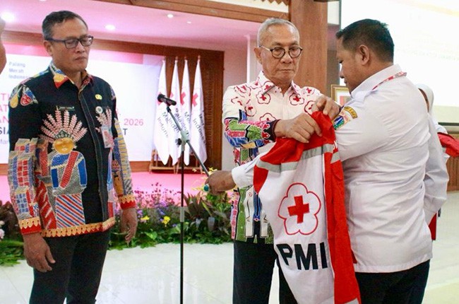 PMI Kota Jakarta Pusat Lantik Pengurus PMI Kecamatan dan Relawan