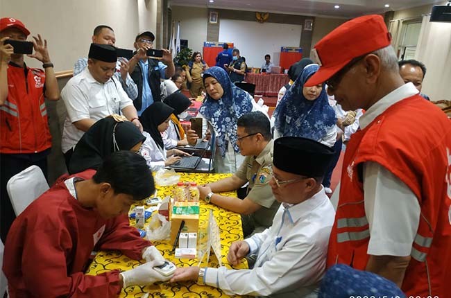 PMI Jaksel Gandeng Dukcapil DKI Jakarta Dan Kemenag Gelar Bakti Sosial