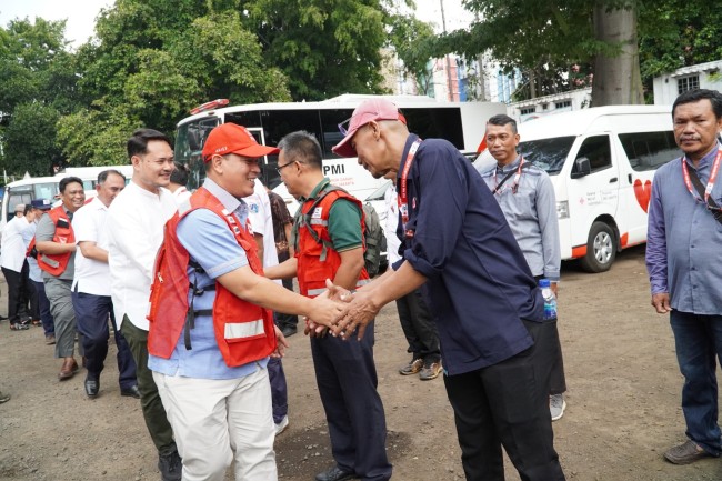 Lepas Peserta Latgab SIBAT, Arief Rachman : Ikuti Latgab Dengan Penuh Semangat Serta Bawa Nama Baik DKI Jakarta