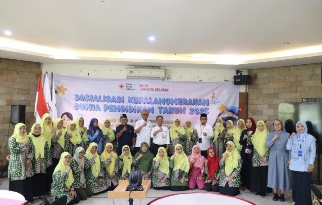 PMI Jaksel Gelar Sosialisasi Kepalangmerahan Bagi IGTKI Se-Jakarta Selatan