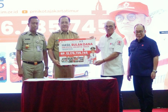 Perolehan Bulan Dana PMI Jakarta Timur Capai Rp.12 Miliar