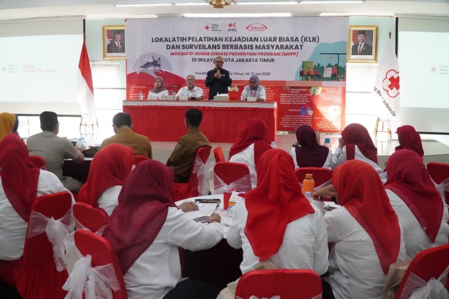 Tingkatkan Kapasitas Kader Pengendalian DBD, PMI Jaktim Gelar Lokalatih KLB dan SBM