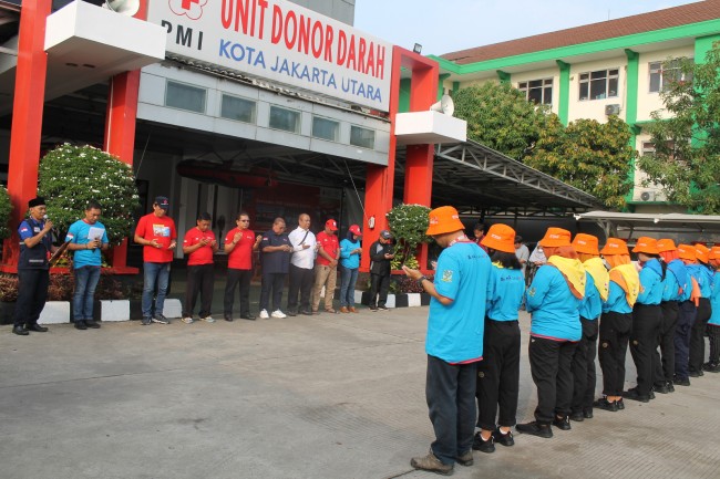 PMI Jakut Lepas Keberangkatan Peserta Jumnas IX