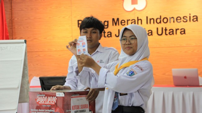 Forum Remaja Palang Merah Indonesia (Forpis) PMI Jakarta Utara Gelar Pemilihan Ketua