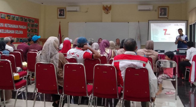 PMI Jakpus Edukasi Warga Gelora Tentang Kesiapsiagaan Bencana