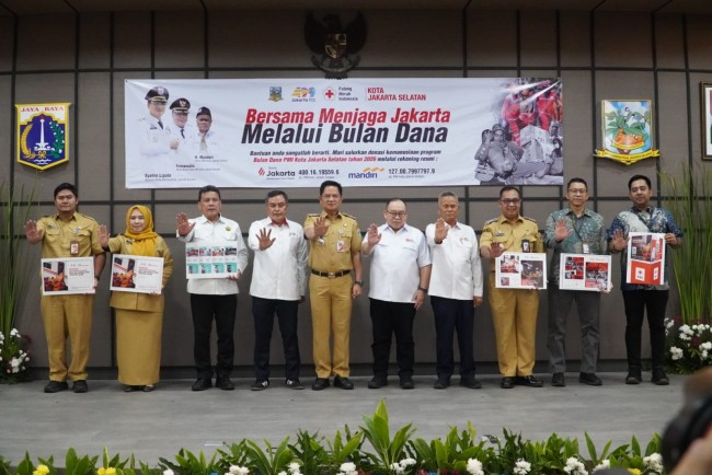 Bulan Dana PMI Jakarta Selatan Diluncurkan, Beky Mardani Optimis Lampaui Target