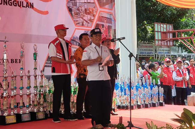 Abdul Haris Buka Lomba PMR Se-Jabodetabek Di SMK Negeri 28 Jaksel
