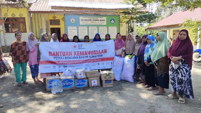 Solidaritas Kemanusiaan PMI Untuk Masyarakat Terdampak Banjir Bandang di Gajah Putih