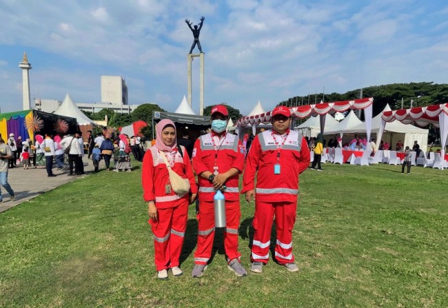 PMI DKI Jakarta Hadir Berikan Layanan Kesehatan Dalam Perhelatan Lebaran Betawi 2026