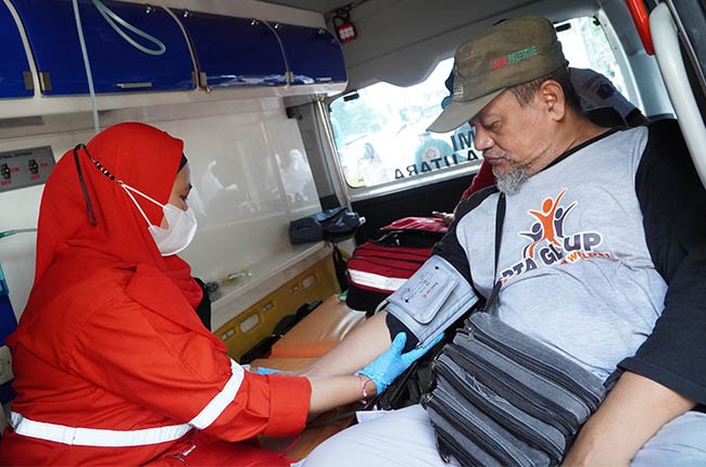 PMI DKI Jakarta Kerahkan Petugas Dan Ambulans Gawat Darurat Di Silang Monas