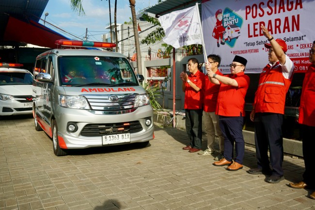 Beky Mardani Melepas 50 Personel Petugas Siaga Lebaran