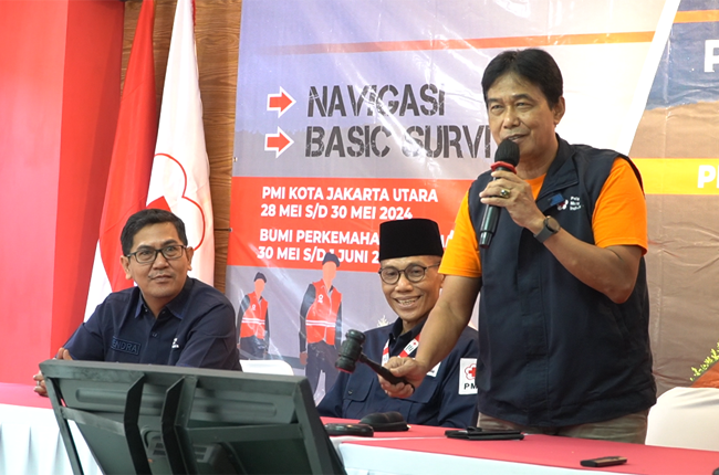 Bambang Sutarna Buka Diklatsar KSR PMI Kota Jakarta Utara Tahun 2024