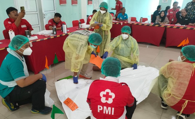 Pelatihan Manajemen Jenazah di Pusdiklat PMI Jaktim Diikuti 29 Peserta