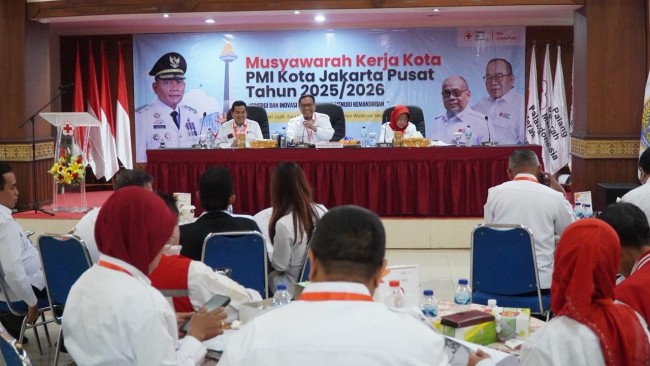 Ketua PMI DKI Jakarta Dorong Sinergi dan Kemandirian PMI Jakarta Pusat