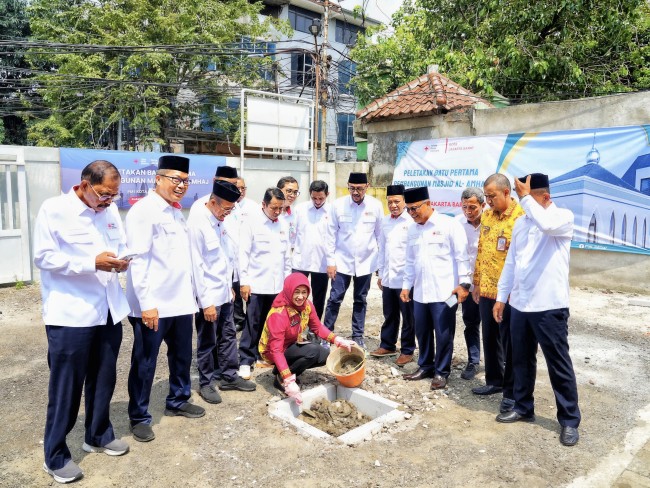 PMI Kota Jakarta Barat Mulai Pembangunan Masjid Al-Amhaj Sebagai Pusat Spiritual dan Kemanusiaan