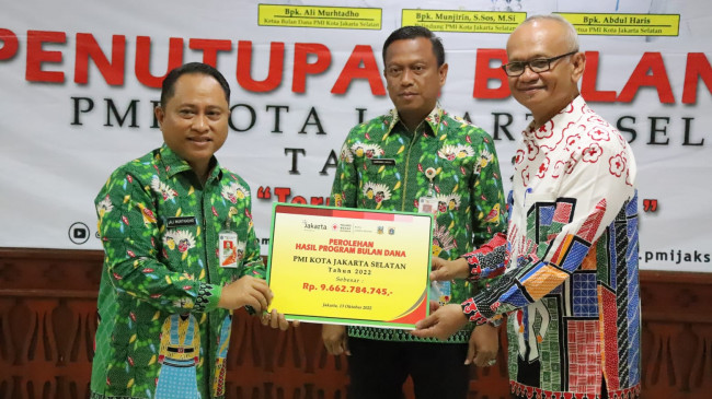 Bulan Dana PMI Jaksel Melampaui Target